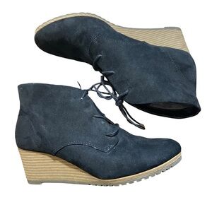 Dr Scholl’s Ceelia Lace Up Wedge Ankle Booties Size 9